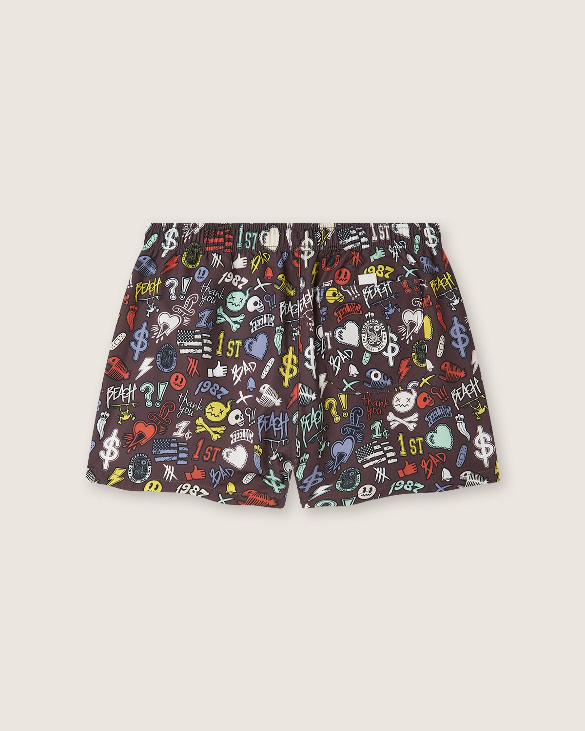 Costume volley con stampa "Stickers" uomo - Scorpion Bay