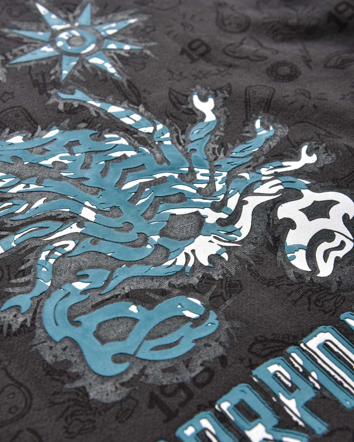 Felpa all - over "Sketches" bambino - Scorpion Bay