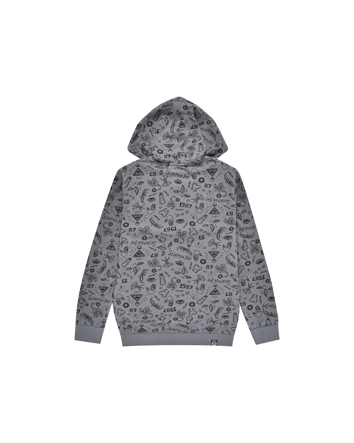 Felpa all - over "Sketches" bambino - Scorpion Bay