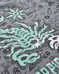 Felpa all - over "Sketches" bambino - Scorpion Bay