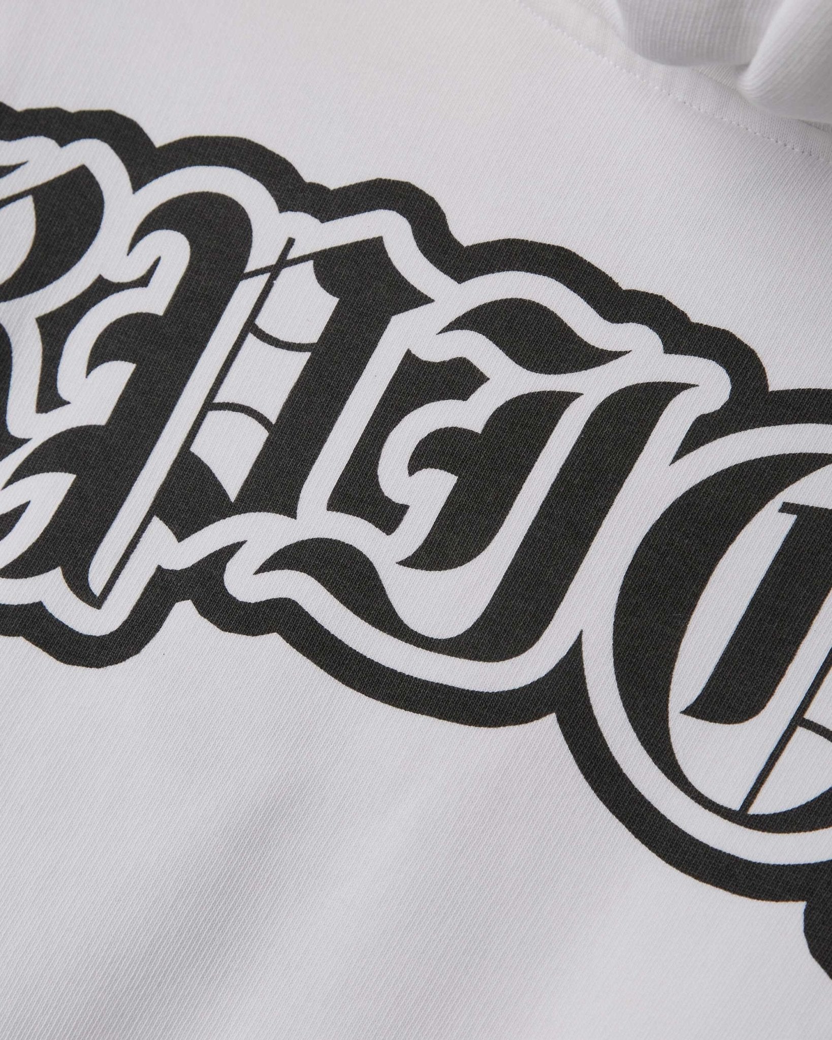 Felpa con cappuccio boxy "Gothic Lettering" uomo - Scorpion Bay