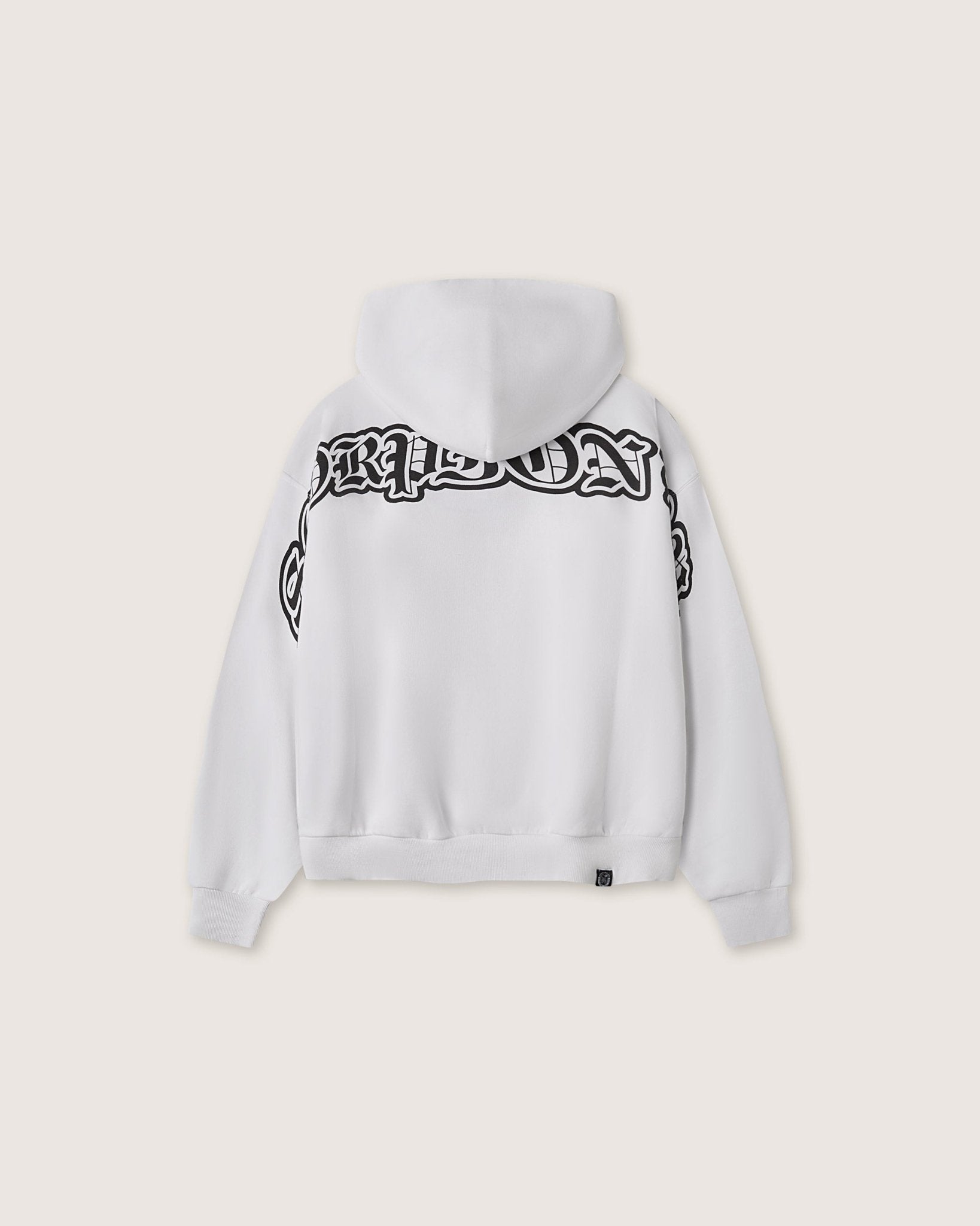 Felpa con cappuccio boxy "Gothic Lettering" uomo - Scorpion Bay