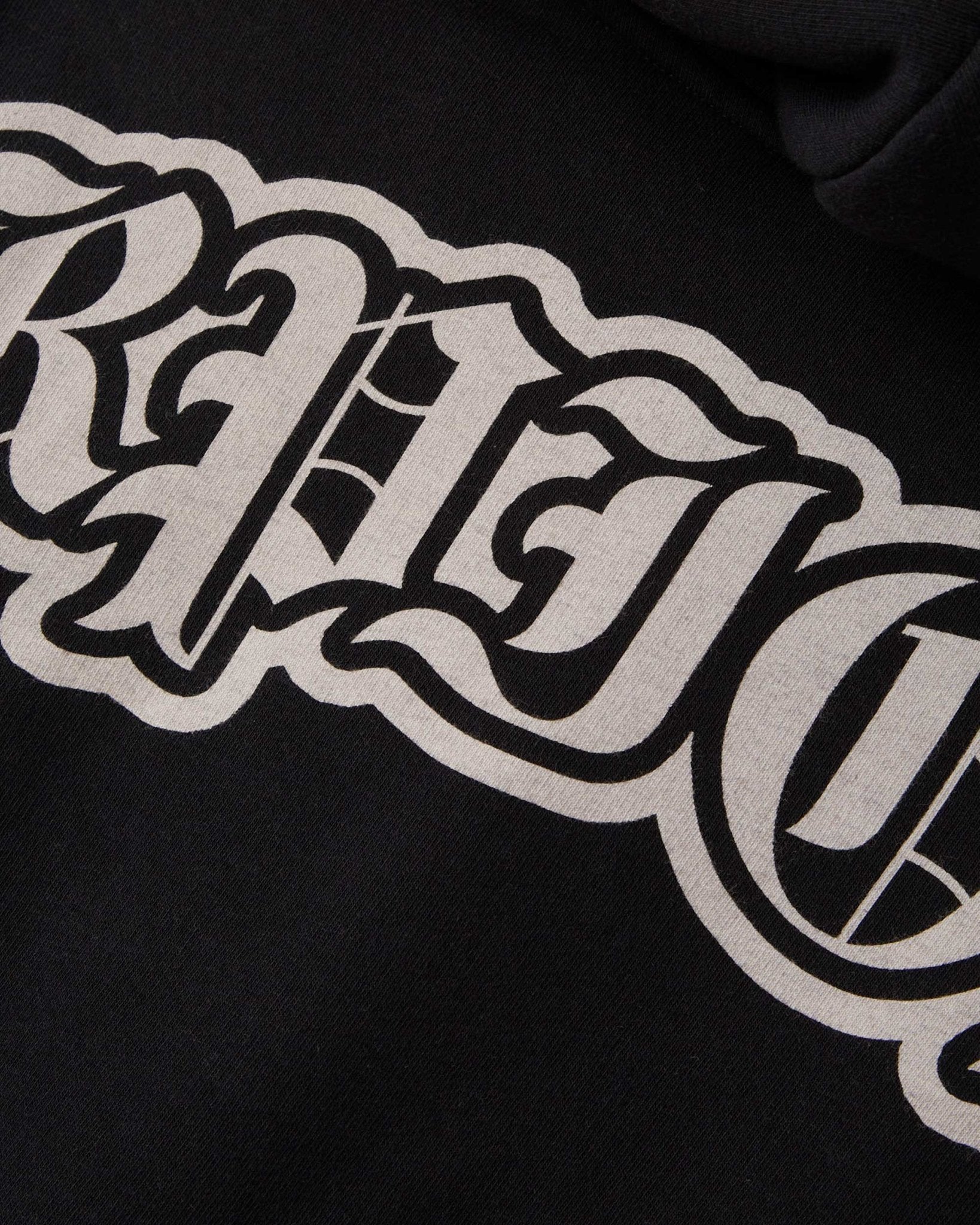 Felpa con cappuccio boxy "Gothic Lettering" uomo - Scorpion Bay