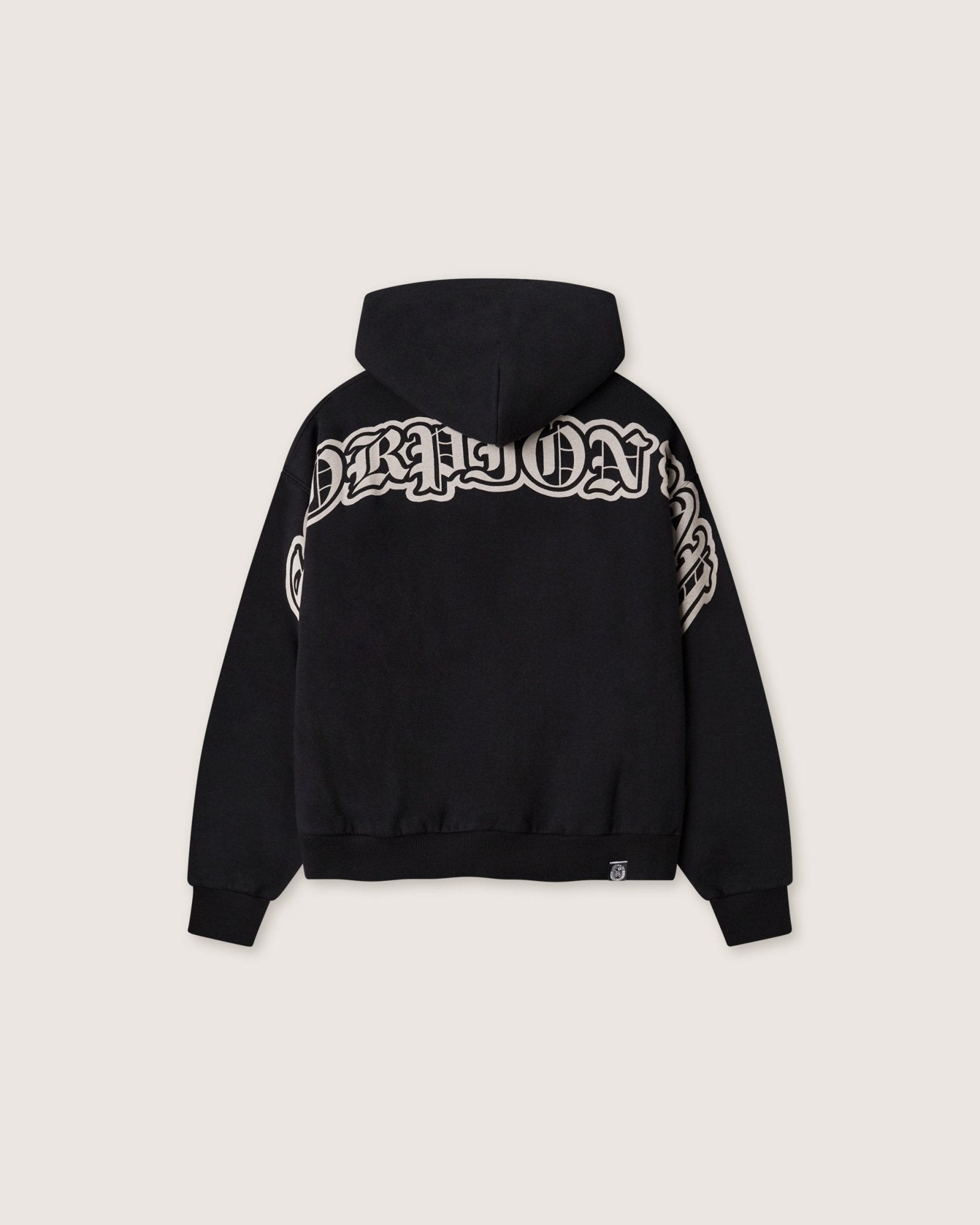 Felpa con cappuccio boxy "Gothic Lettering" uomo - Scorpion Bay