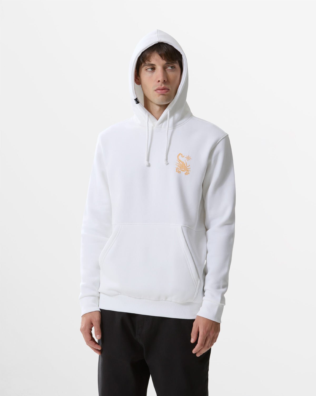 Felpa con cappuccio "Chained Skull & Roses" uomo - Scorpion Bay