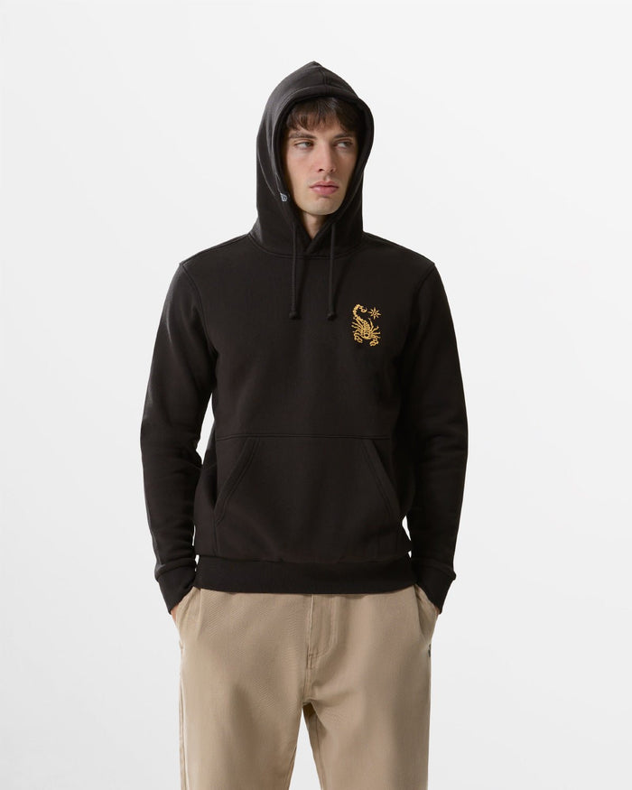 Felpa con cappuccio "Chained Skull & Roses" uomo - Scorpion Bay