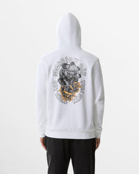 Felpa con cappuccio "Chained Skull & Roses" uomo - Scorpion Bay
