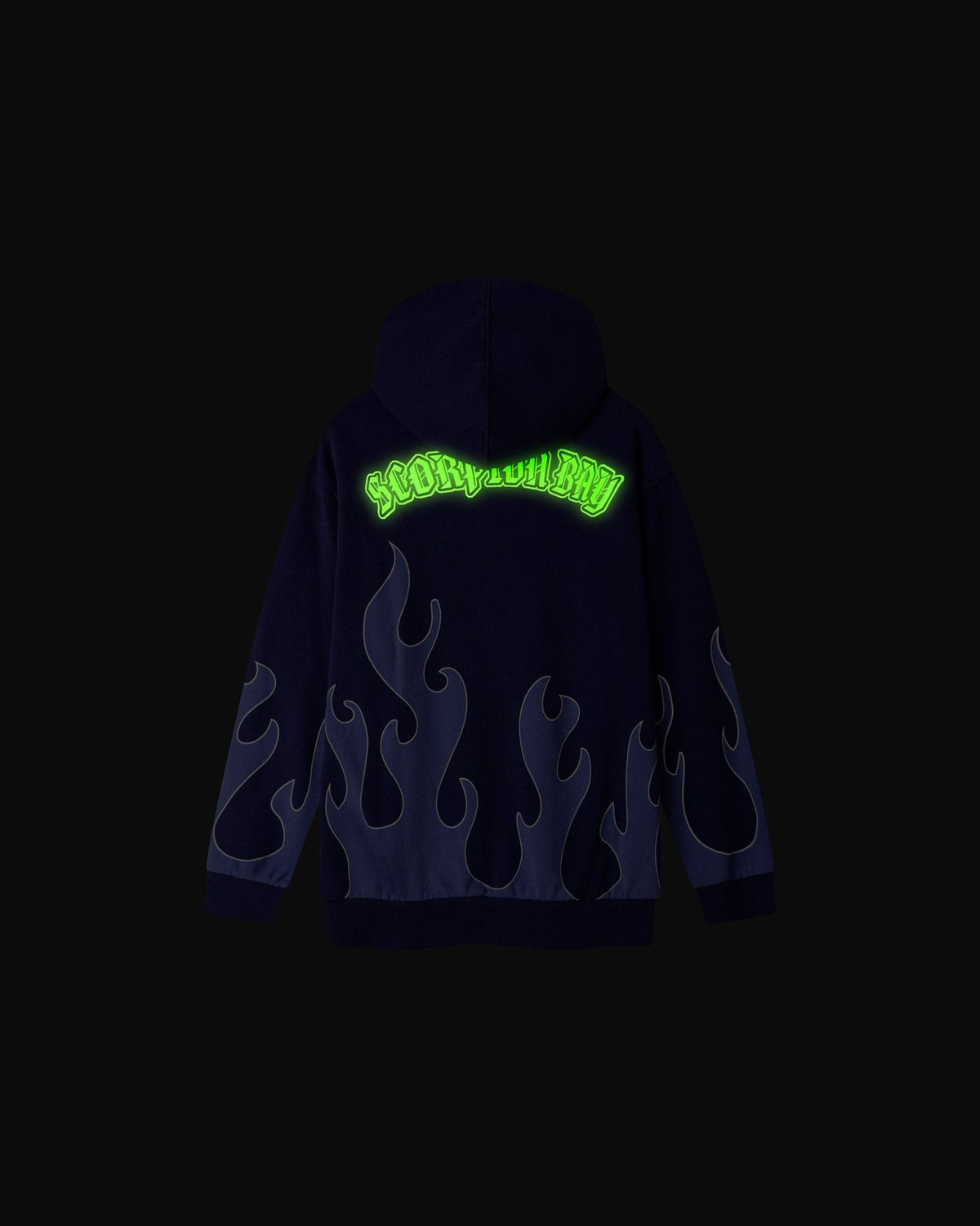 Felpa con cappuccio "Cold Flames" luminescent bambino - Scorpion Bay