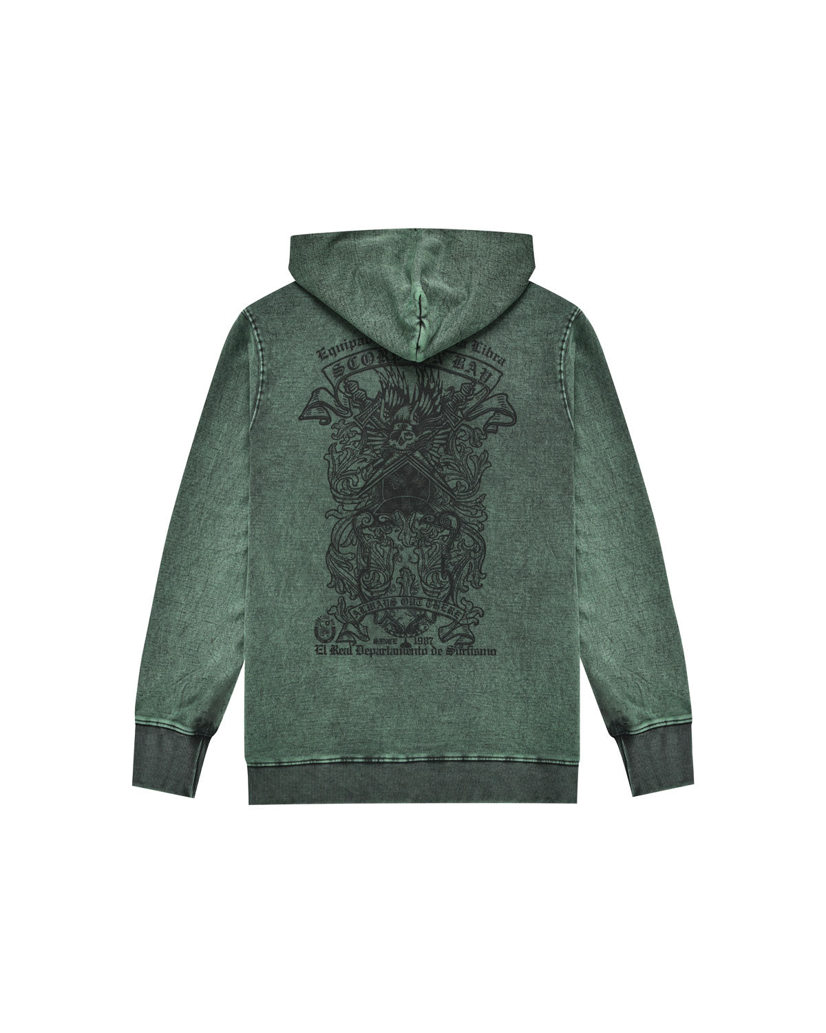Generisch Felpa Uomo Capricorno Con Pizzo: Morbida, Con Cappuccio E Tasca (Verde, Taglia S, Personalizzabile)