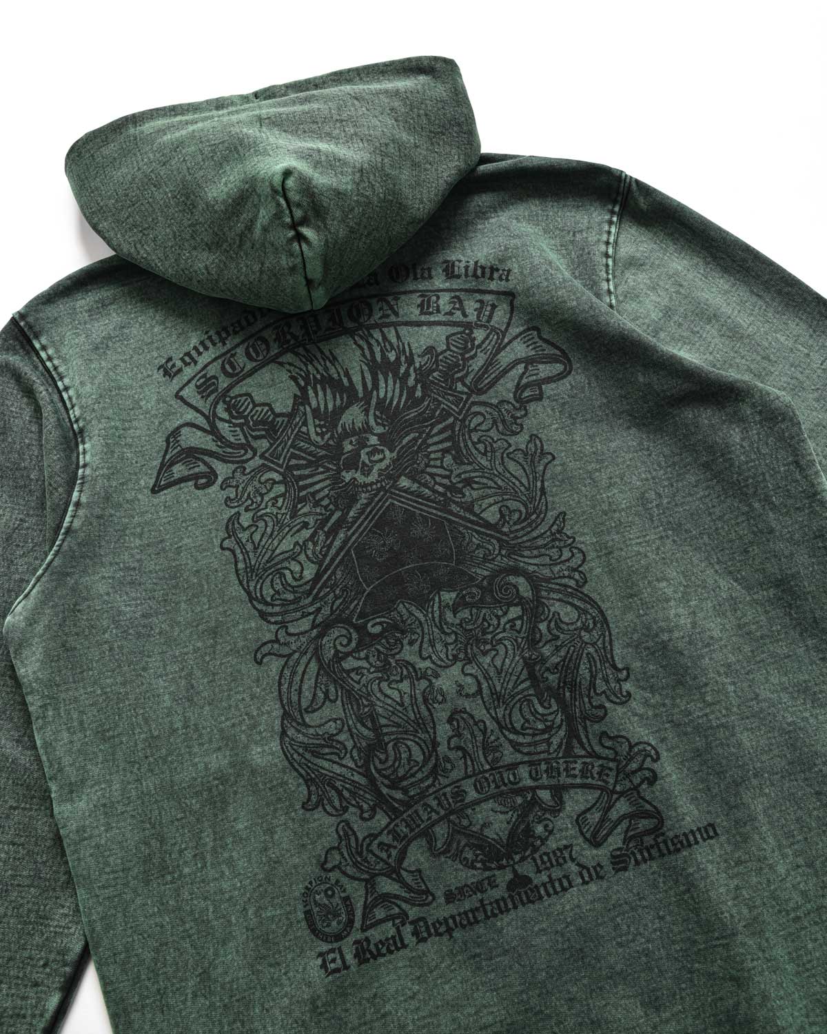 Felpa con cappuccio “Dept De Surfismo” uomo - Scorpion Bay