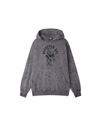 Felpa con cappuccio dirty "Chained Skull & Roses" uomo - Scorpion Bay