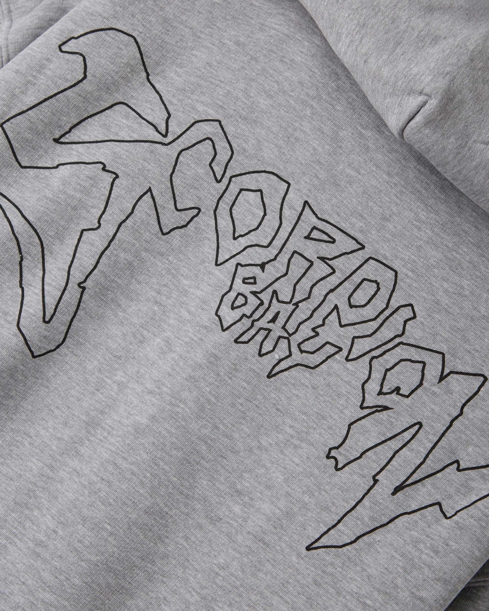 Felpa con cappuccio e zip boxy "Circus Lettering" uomo - Scorpion Bay