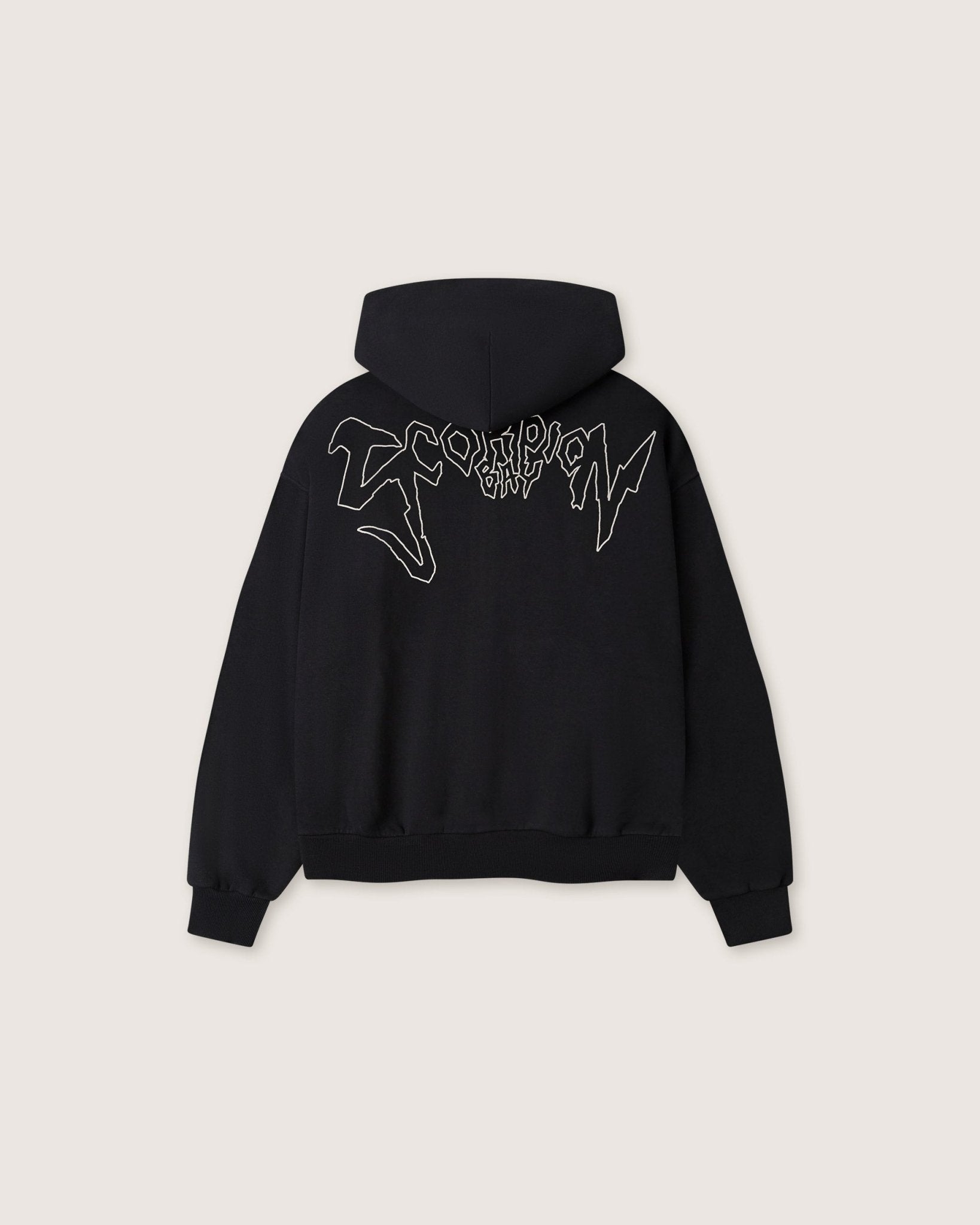 Felpa con cappuccio e zip boxy "Circus Lettering" uomo - Scorpion Bay