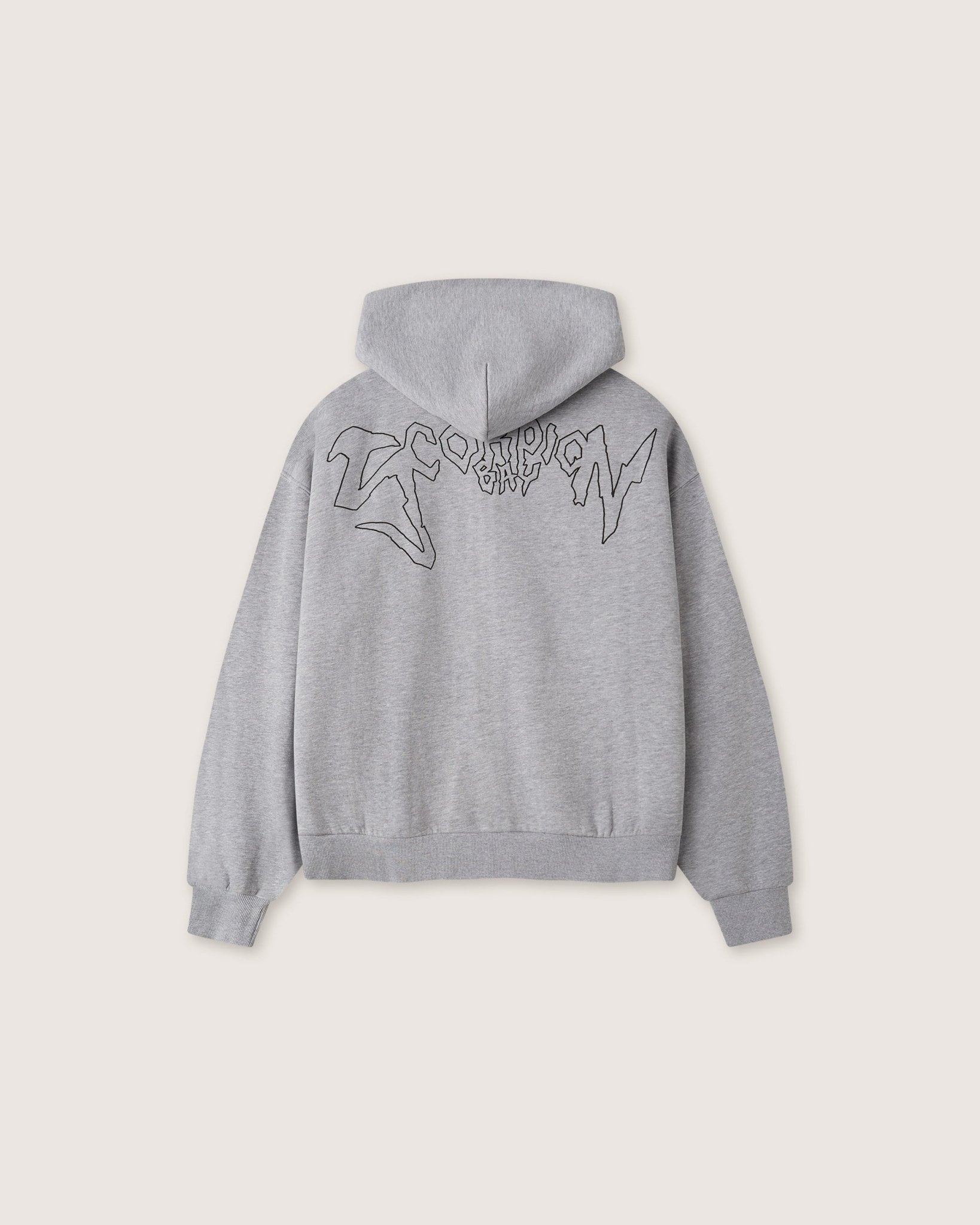 Felpa con cappuccio e zip boxy "Circus Lettering" uomo - Scorpion Bay