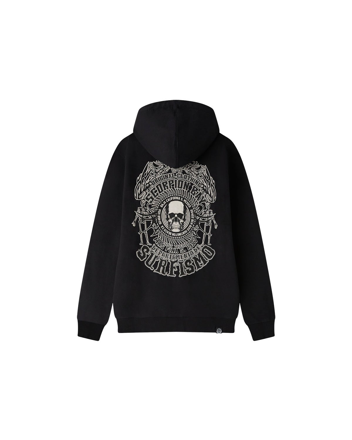 Felpa con cappuccio e zip “Dept De Surfismo” uomo - Scorpion Bay