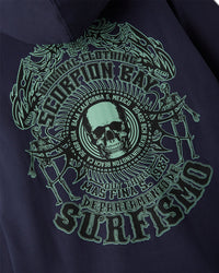 Felpa con cappuccio e zip “Dept De Surfismo” uomo - Scorpion Bay