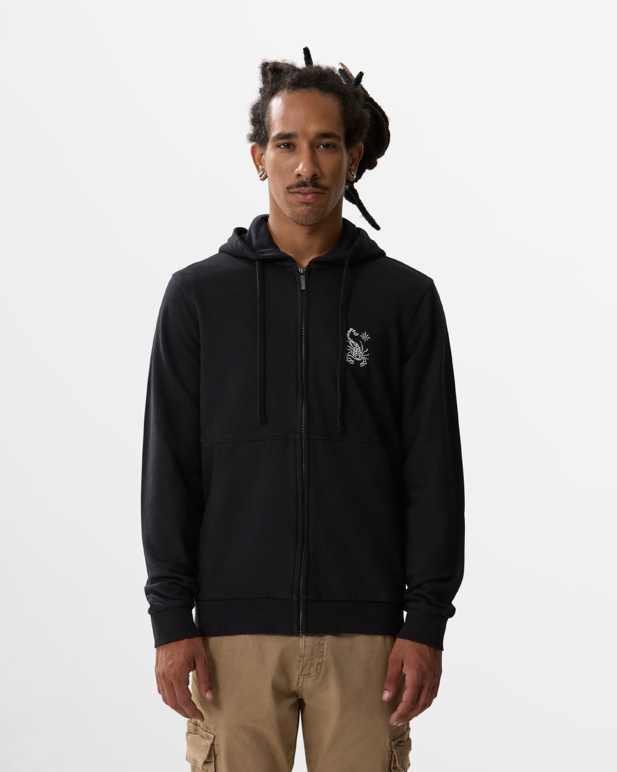 Felpa con cappuccio e zip “Dept De Surfismo” uomo - Scorpion Bay