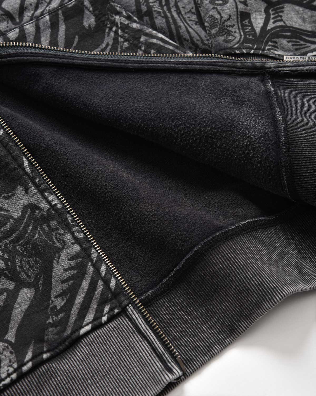 Felpa con cappuccio e zip “Dept De Surfismo” uomo - Scorpion Bay