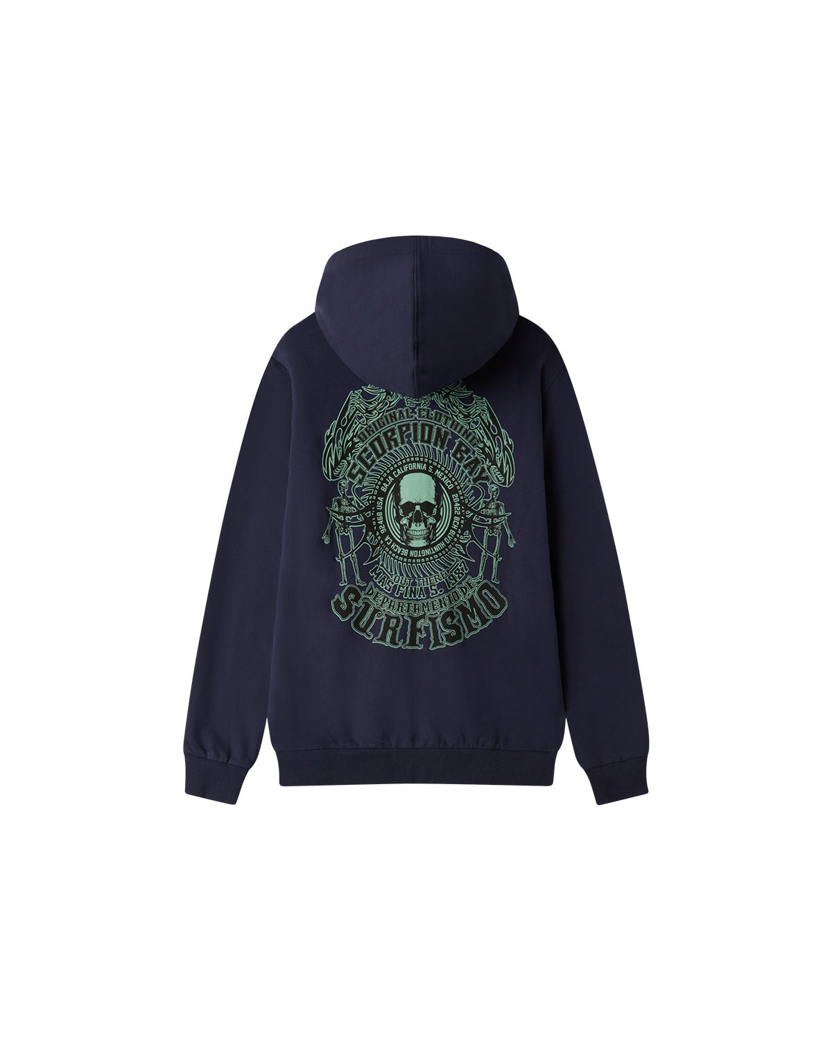 Felpa con cappuccio e zip “Dept De Surfismo” uomo - Scorpion Bay