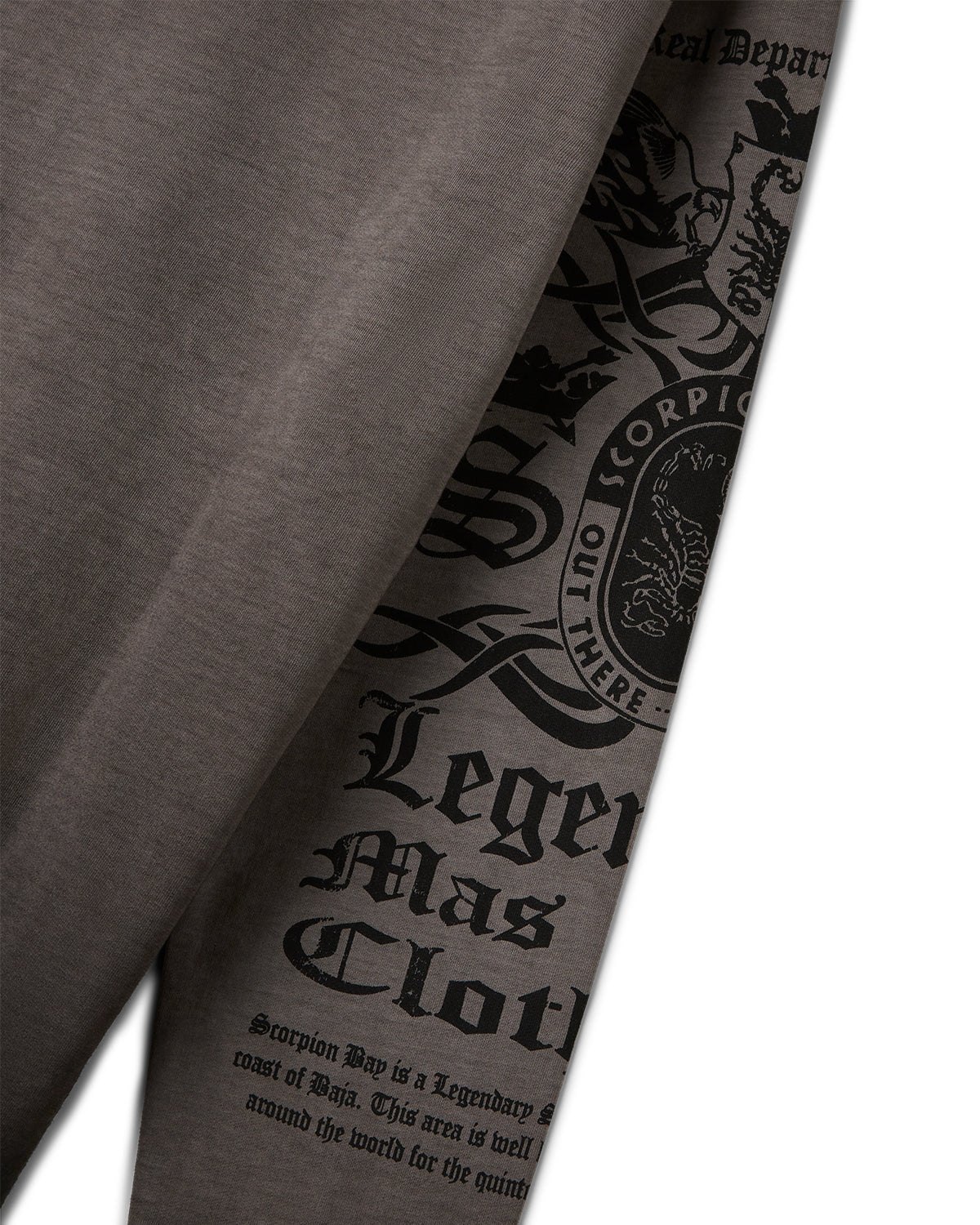 Felpa con cappuccio e zip "Escudo de Armas" uomo - Scorpion Bay