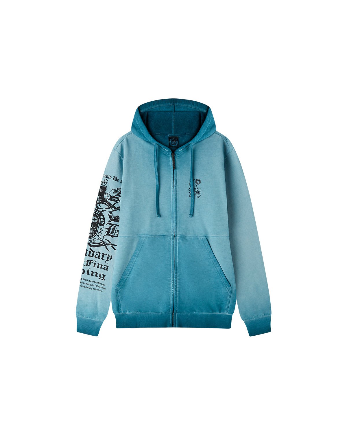 Felpa Full Zip In Cotone Con Cappuccio In Beige - Entire Studios - Foto 8