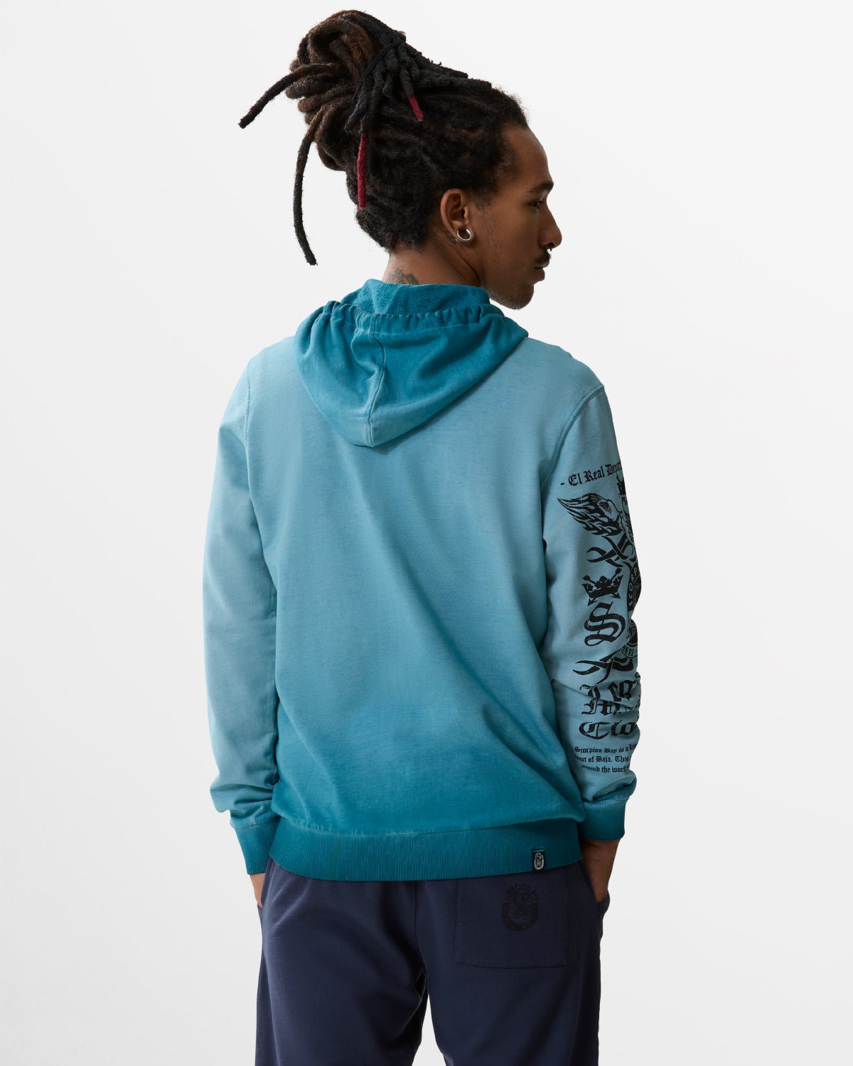 Felpa con cappuccio e zip "Escudo de Armas" uomo - Scorpion Bay