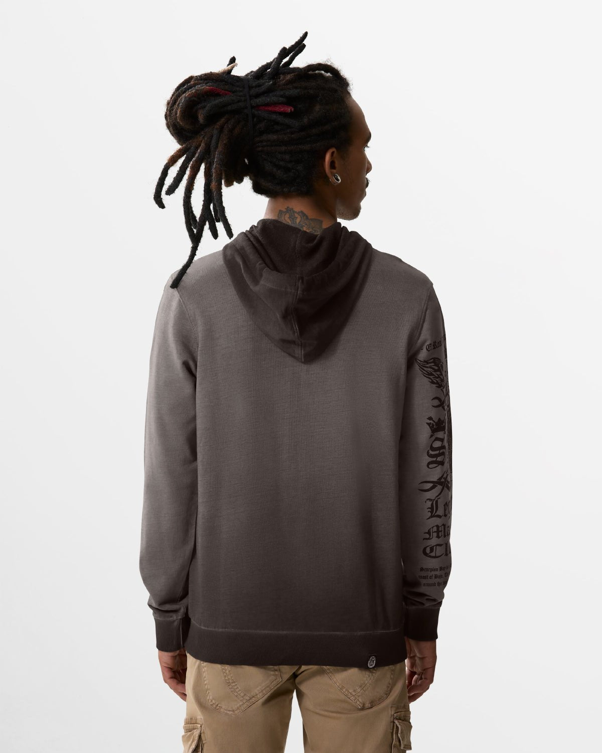 Felpa con cappuccio e zip "Escudo de Armas" uomo - Scorpion Bay