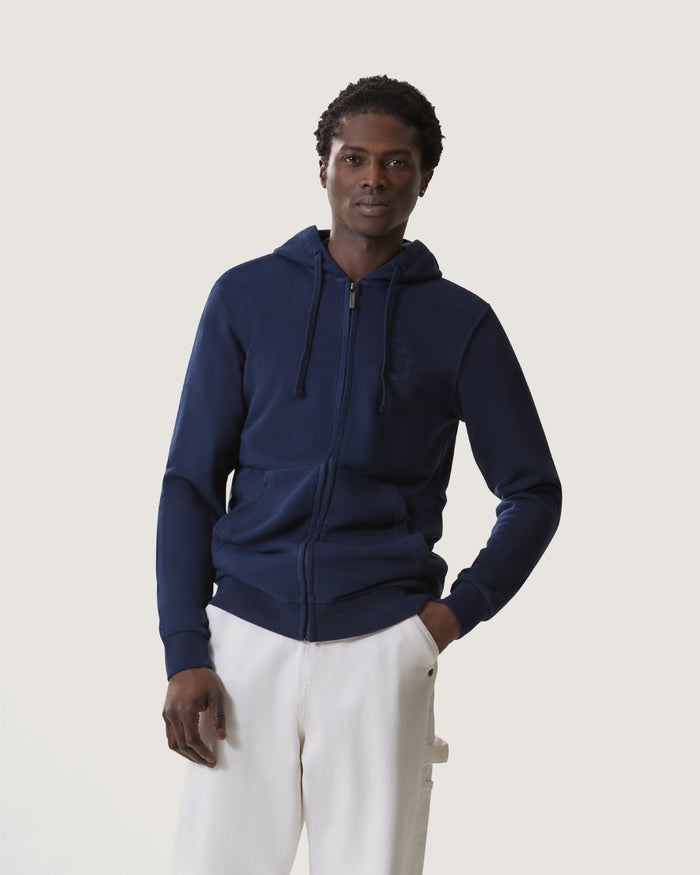 Felpa con cappuccio e zip "Essential" uomo - Scorpion Bay