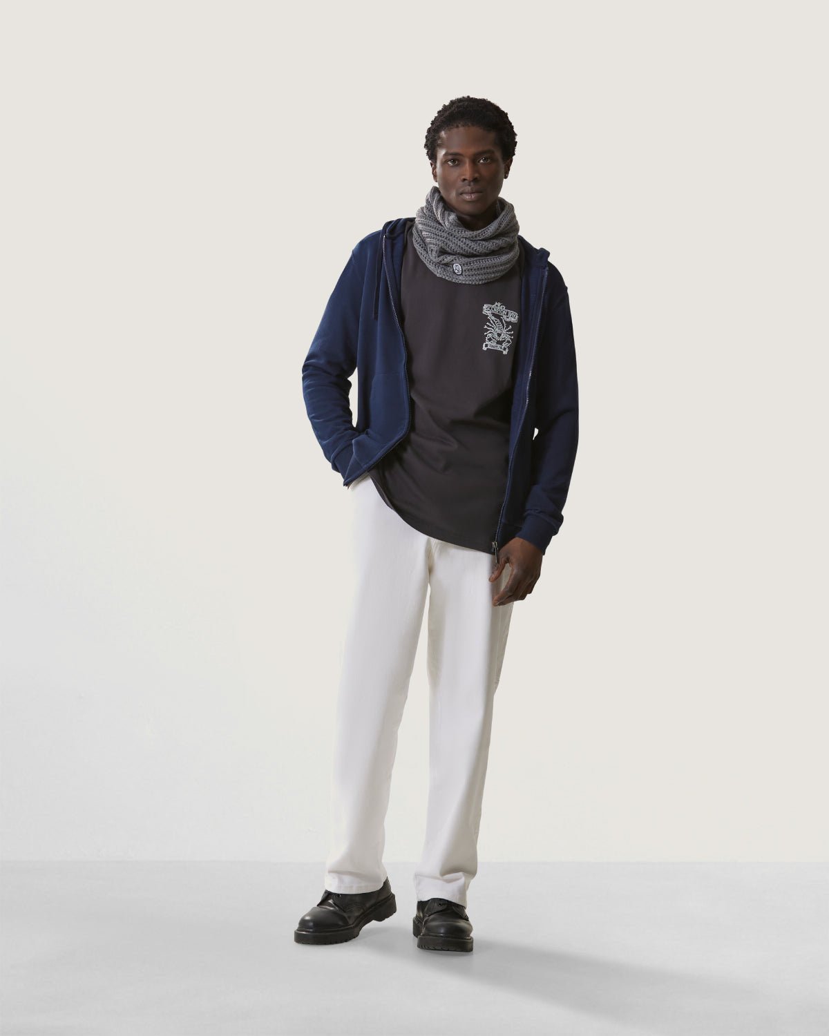 Felpa con cappuccio e zip "Essential" uomo - Scorpion Bay