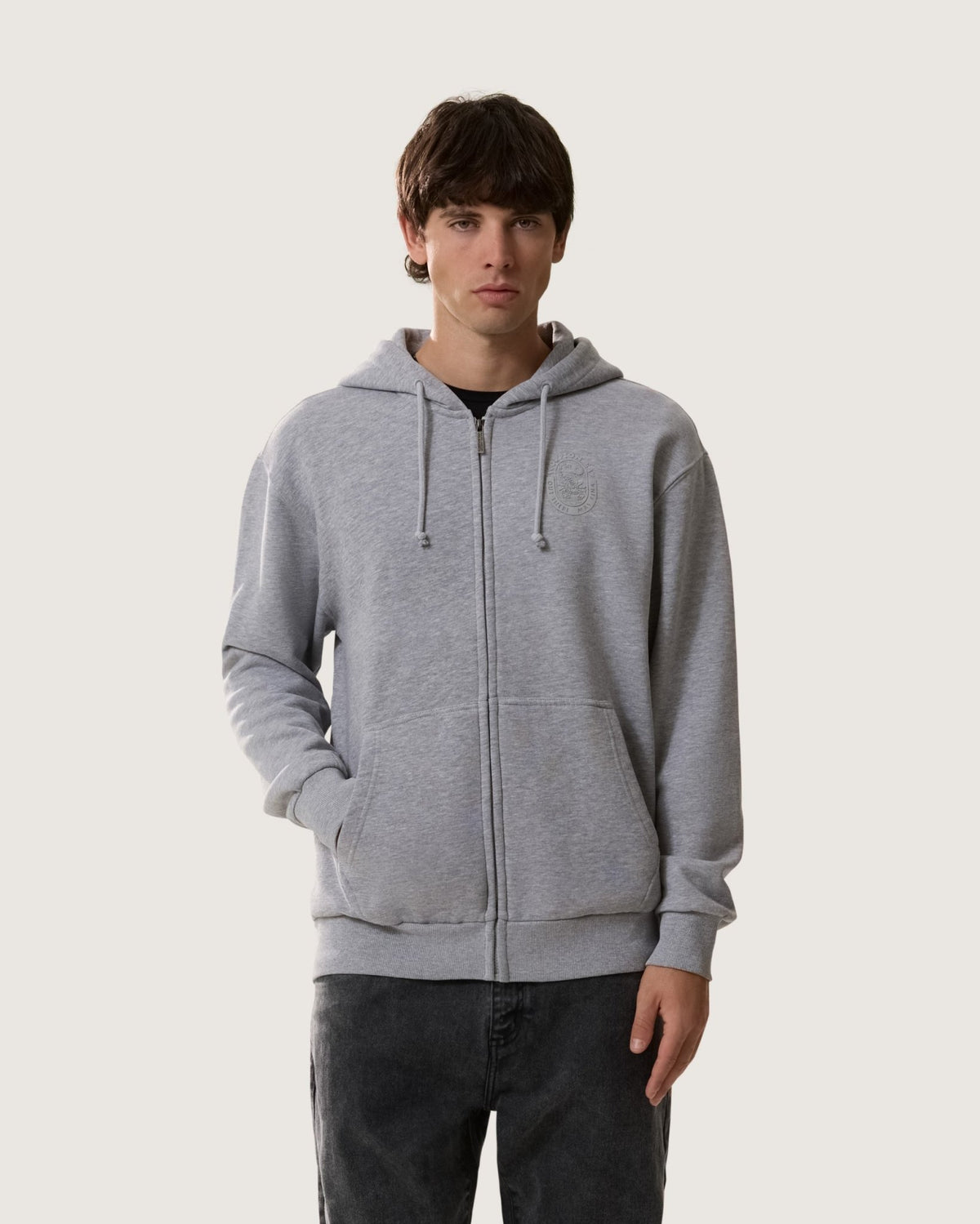 Felpa con cappuccio e zip "Essential" uomo - Scorpion Bay