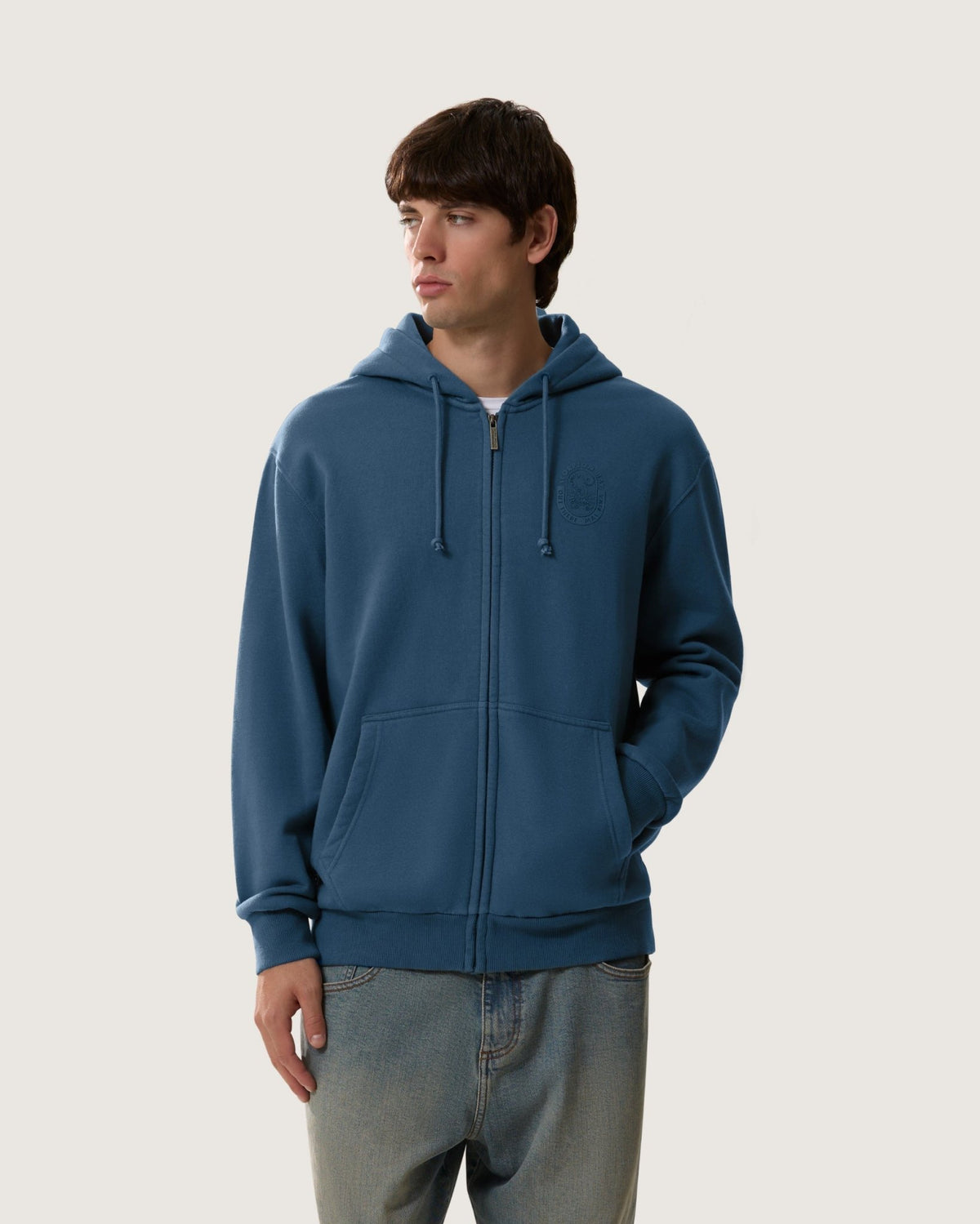 Felpa con cappuccio e zip "Essential" uomo - Scorpion Bay