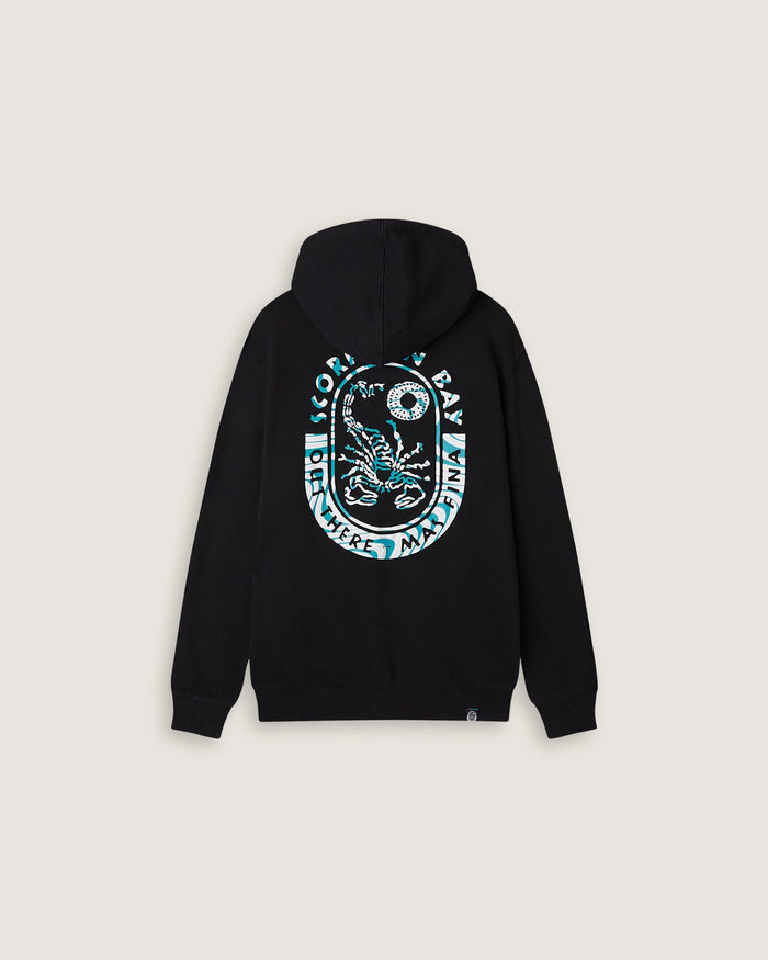 Felpa con cappuccio e zip "Floating Logo" uomo - Scorpion Bay