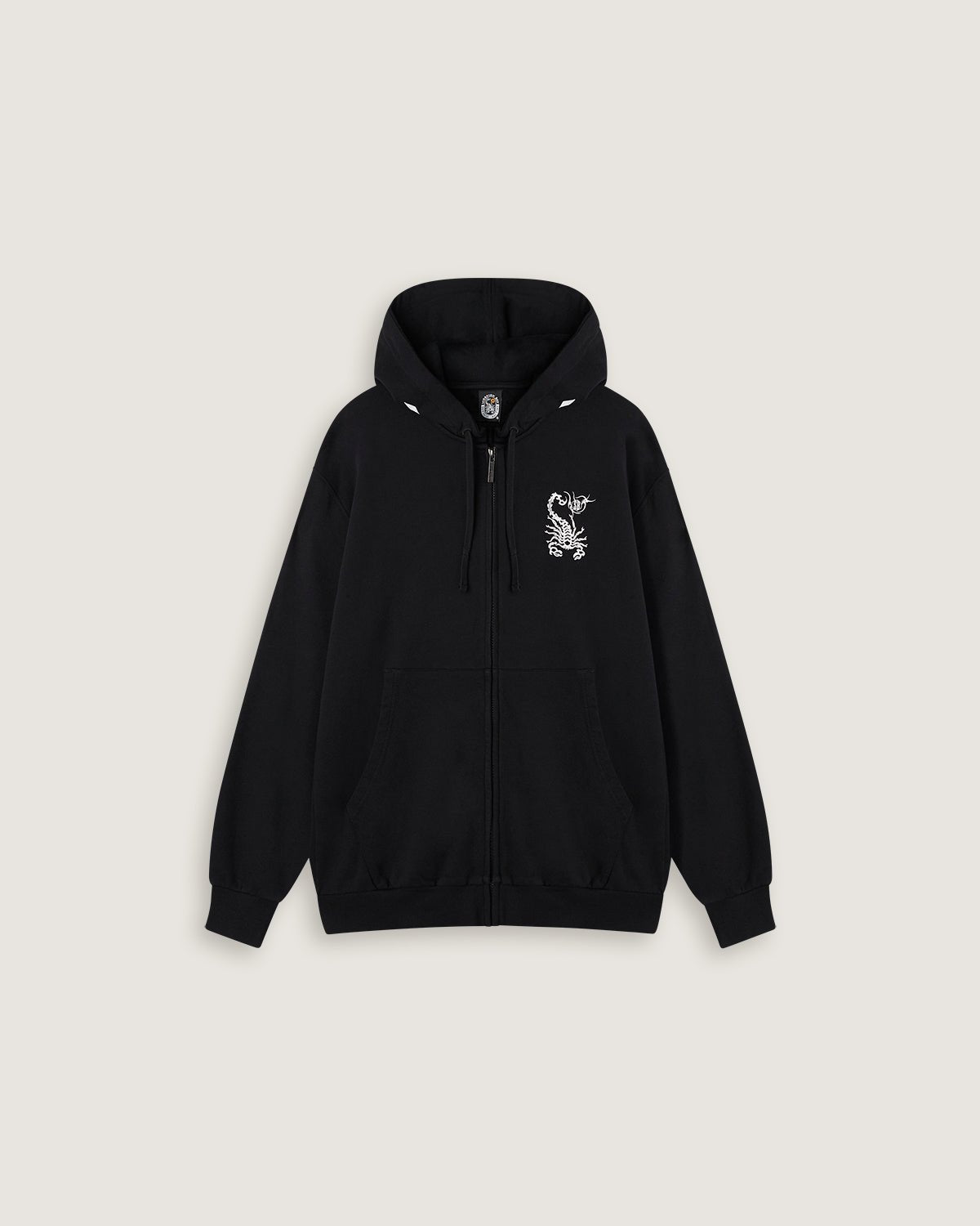 Felpa con cappuccio e zip "Gothic Lettering" uomo - Scorpion Bay