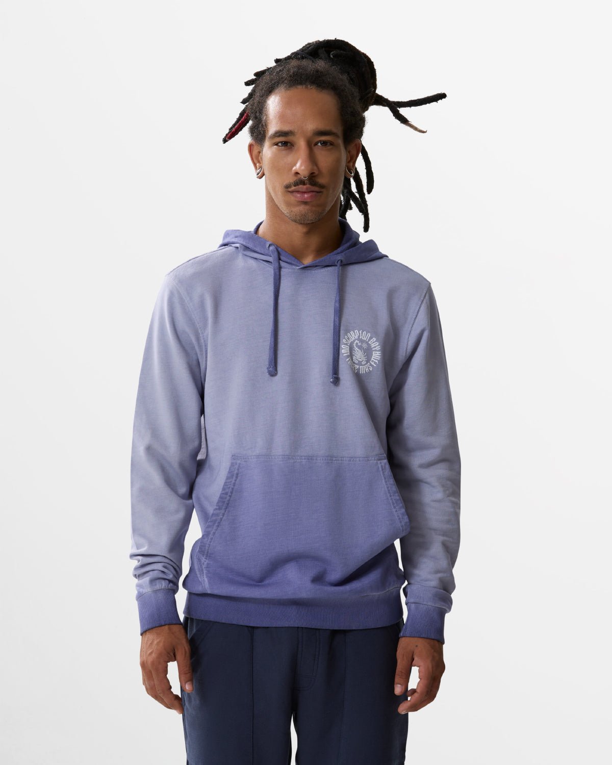 Felpa con cappuccio e zip "Gothic Skull" uomo - Scorpion Bay