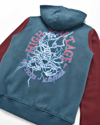 Felpa con cappuccio e zip "High Voltage" bambino - Scorpion Bay