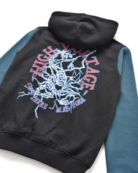 Felpa con cappuccio e zip "High Voltage" bambino - Scorpion Bay