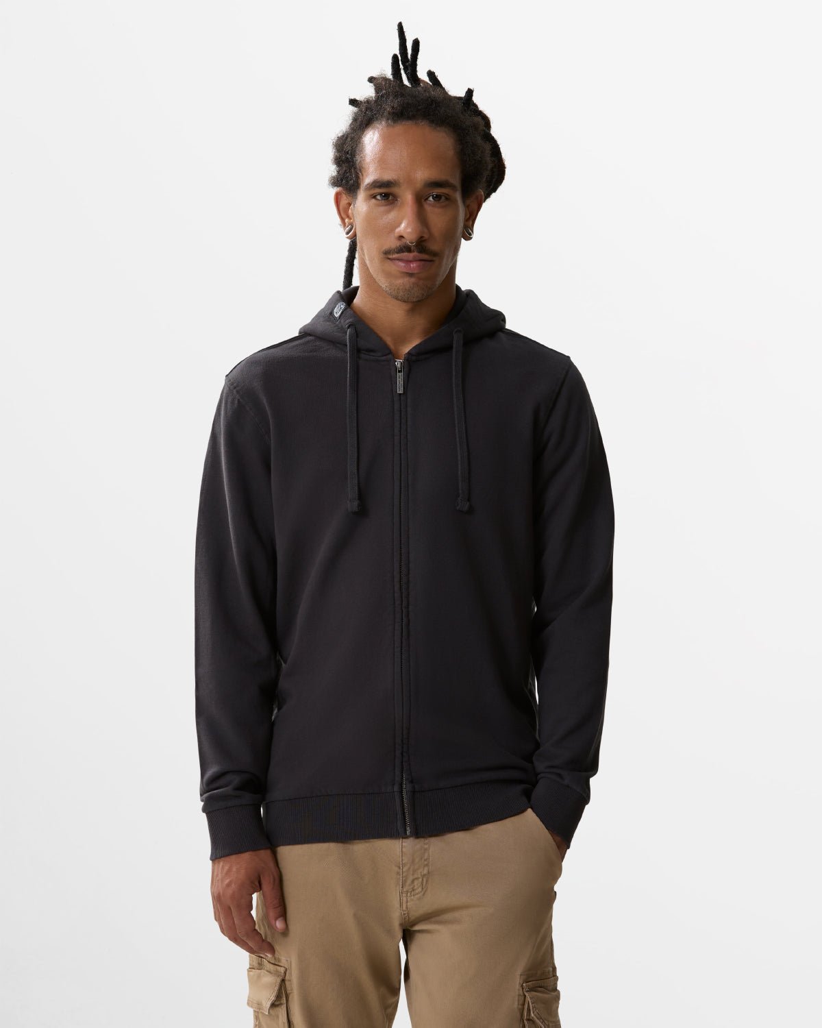 Felpa con cappuccio e zip “Iron” uomo - Scorpion Bay