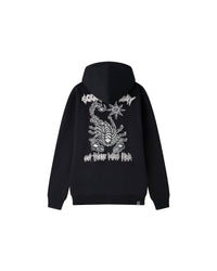 Felpa con cappuccio e zip "Neon Scorpion" uomo - Scorpion Bay