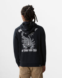 Felpa con cappuccio e zip "Neon Scorpion" uomo - Scorpion Bay