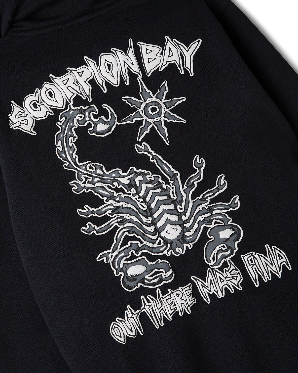 Felpa con cappuccio e zip "Neon Scorpion" uomo - Scorpion Bay