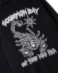 Felpa con cappuccio e zip "Neon Scorpion" uomo - Scorpion Bay