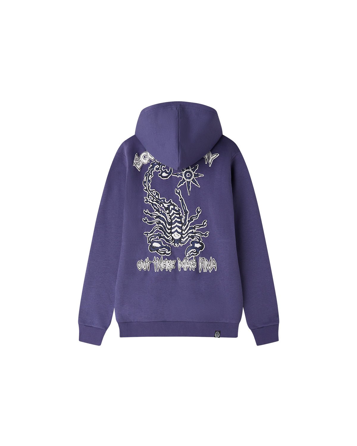 Felpa con cappuccio e zip "Neon Scorpion" uomo - Scorpion Bay