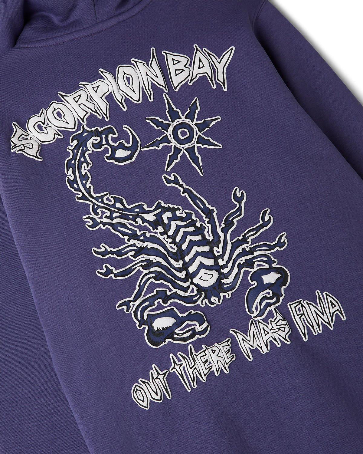 Felpa con cappuccio e zip "Neon Scorpion" uomo - Scorpion Bay