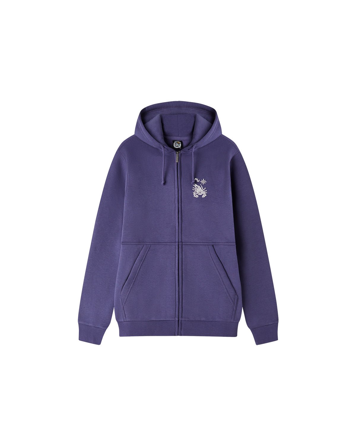 Felpa con cappuccio e zip "Neon Scorpion" uomo - Scorpion Bay