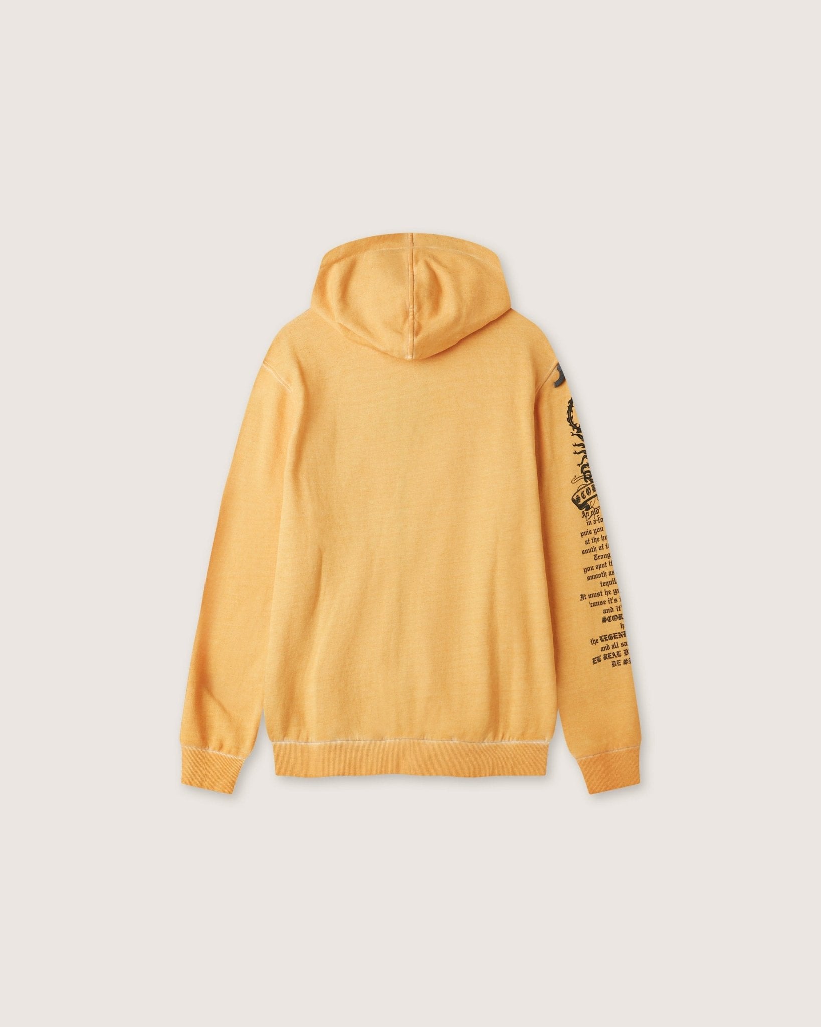 Felpa con cappuccio e zip "Scorpion Writings” uomo - Scorpion Bay