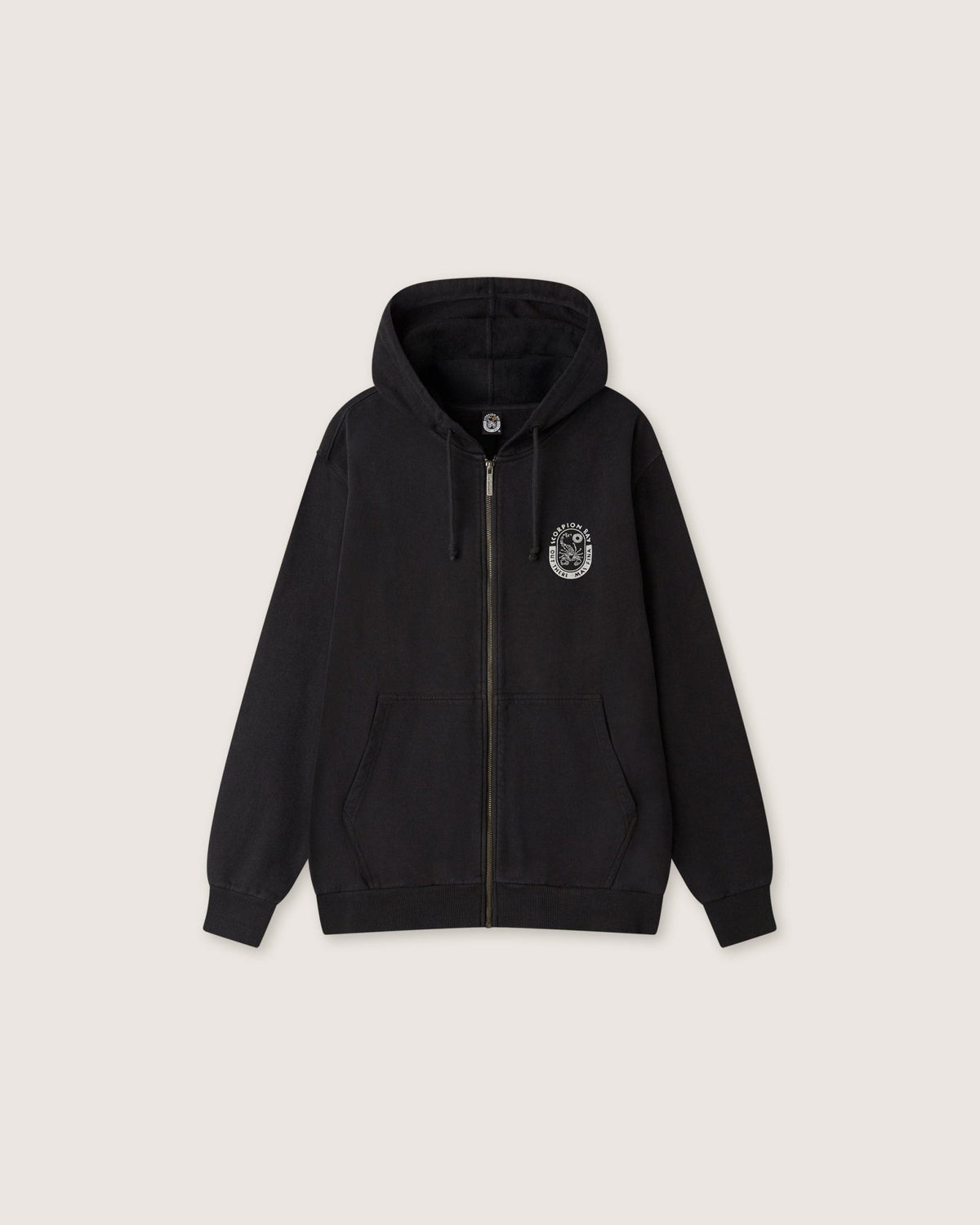 Felpa con cappuccio e zip “Scribble Logo” uomo - Scorpion Bay
