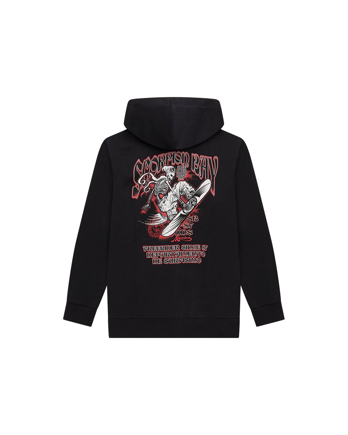 Felpa con cappuccio e zip "Skullboarder" bambino - Scorpion Bay