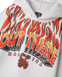 Felpa con cappuccio "Flames Out There" bambino - Scorpion Bay