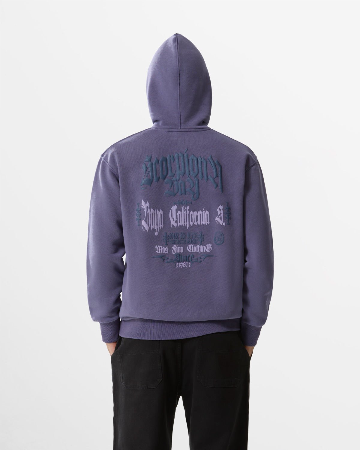 Felpa con cappuccio "Letrero" uomo - Scorpion Bay