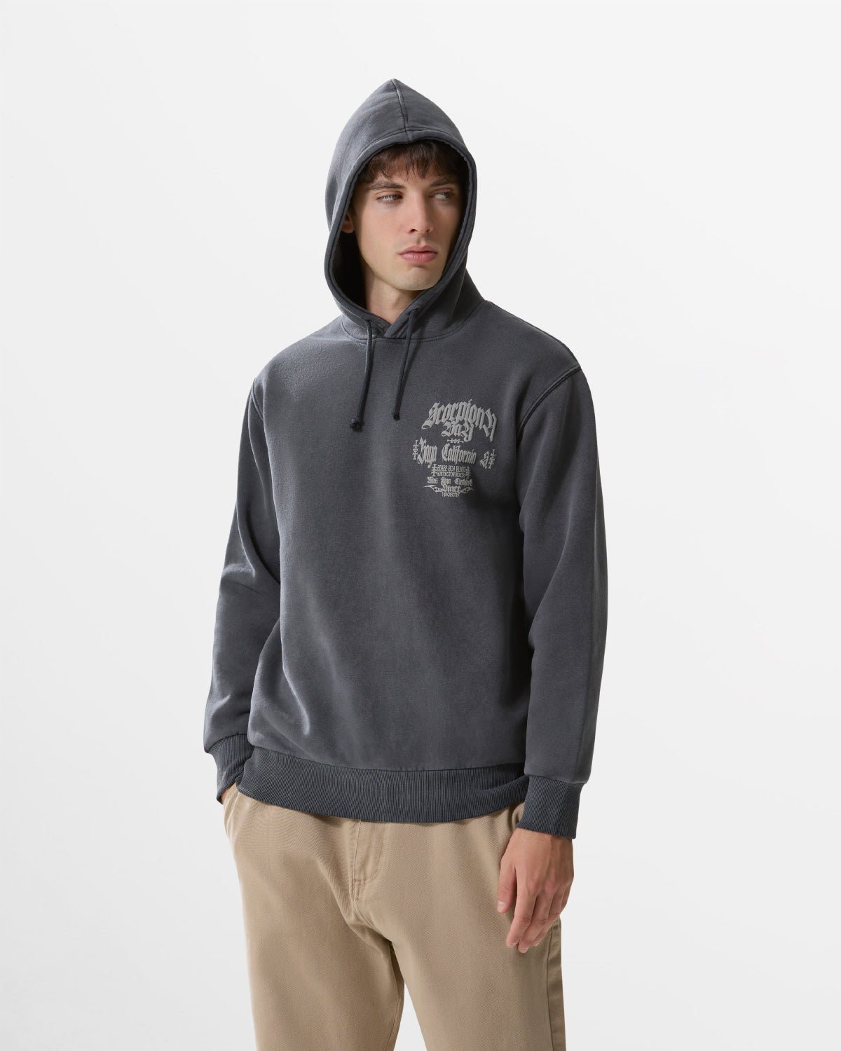 Felpa con cappuccio "Letrero" uomo - Scorpion Bay